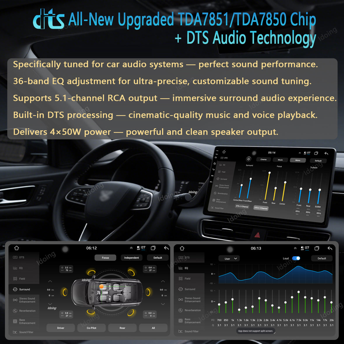 Idoing 9inch Android 13 Radio Head Unit For Ford KA 2008-2012