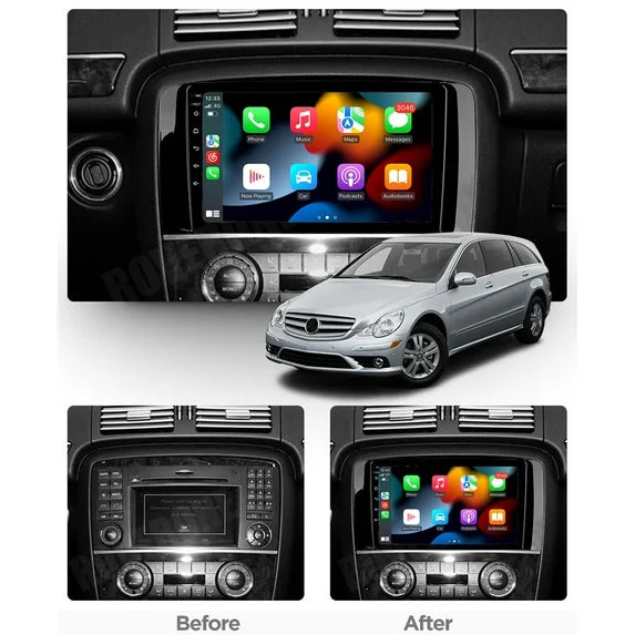 Idoing 9inch Android 12 Radio Head Unit For Mercedes Benz R Class W251 R280 R300 R320 R350 2006-2014