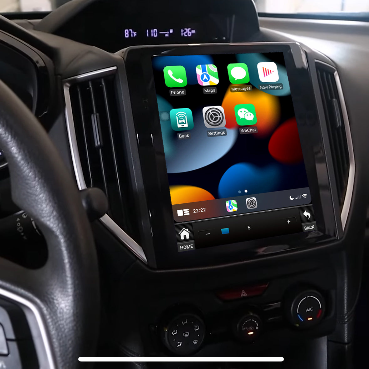 Idoing 9.7inch Android 12 Radio Head Unit For Subaru Forester Impreza XV Crosstrek 2017-2021