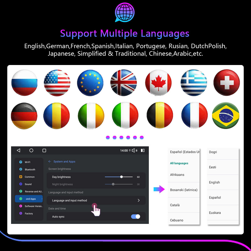 Idoing 12.3 inch Android 13 Qualcomm Chip Car Radio For Audi Q5 2009-2017 6G+128G