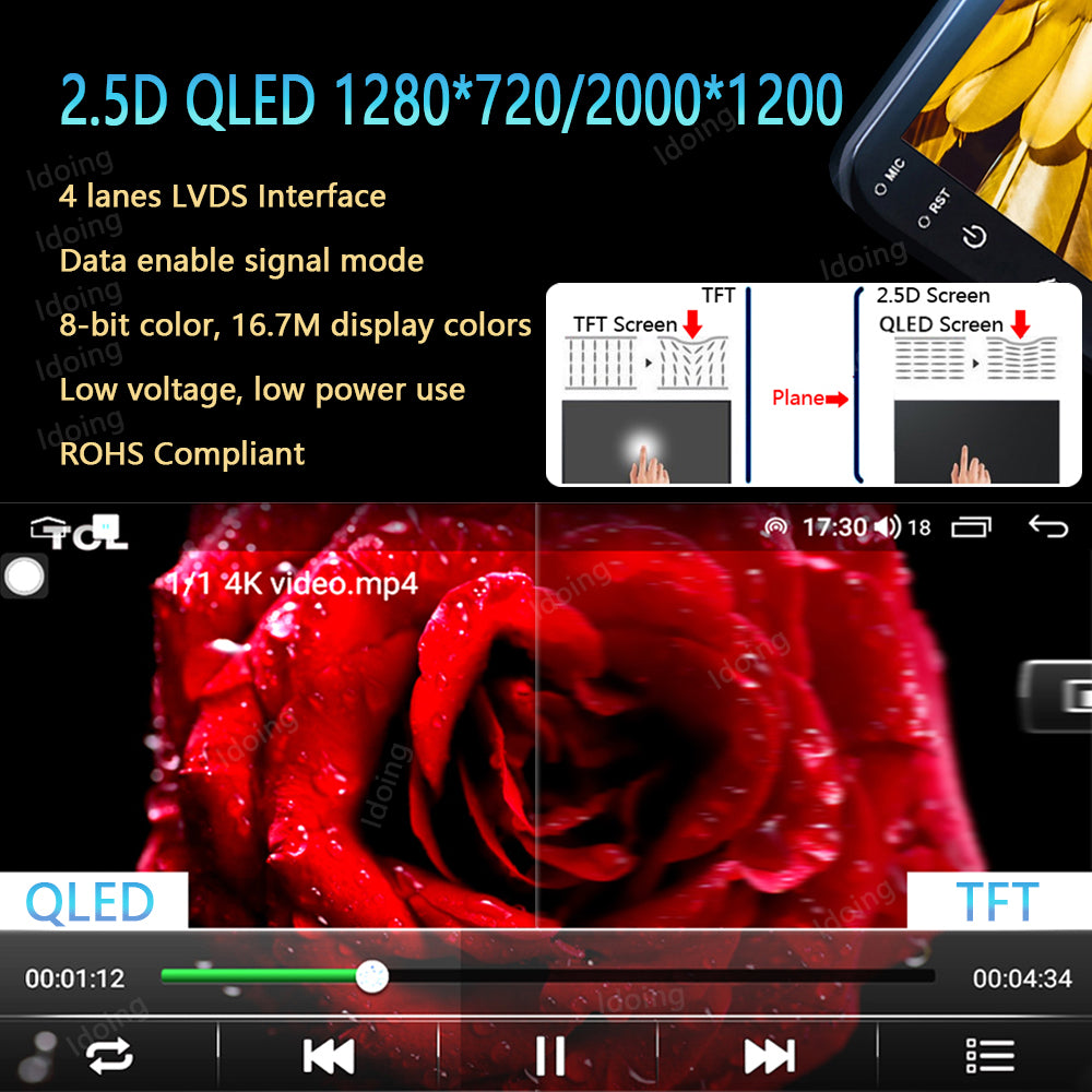Idoing 9inch Android 13 Radio Head Unit For Ford KA 2008-2012