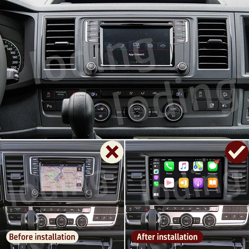 Idoing 9inch Android 12 Radio Head Unit For Volkswagen Caravelle T6 2015-2020