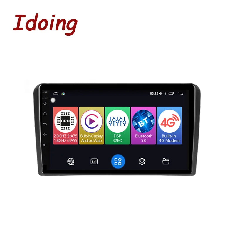 Idoing 9inch Android Radio Head Unit For Audi A3 2003 - 2013