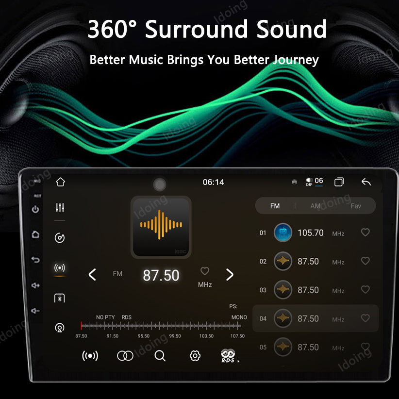 Idoing 9inch Android 13 Radio Head Unit For Ford KA 2008-2012