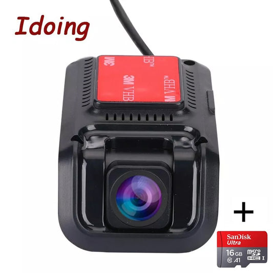 Car DVR Camera HD 1080P ADAS Video Recorder Dash Cam 16GB for Car Radio Android