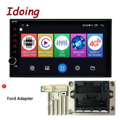 Idoing 7inch Android Radio Head Unit 2 Din 4GB+64GB For Nissan Almera Qashqai Juke Toyota Volkswagen Mazda Kia VW Peugeot LADA