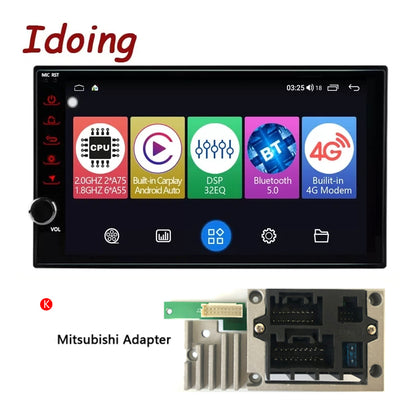 Idoing 7inch Android Radio Head Unit 2 Din 4GB+64GB For Nissan Almera Qashqai Juke Toyota Volkswagen Mazda Kia VW Peugeot LADA