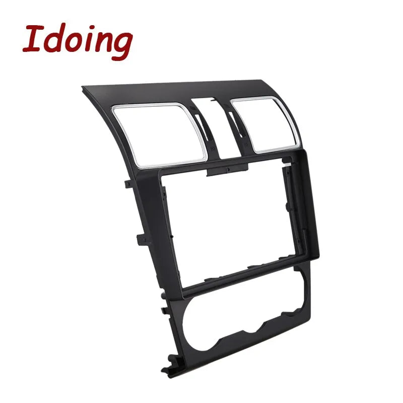 Idoing 9-Zoll-Android 12-Radio-Dash-Kit-Zierrahmen (Silbergrau) für Mitsubishi Lancer ix 2006-2010
