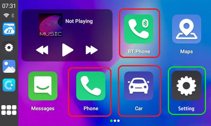 DAB Add DAB + Digitalradio-Box mit Touch-Steuerung für Android-Auto-DVD