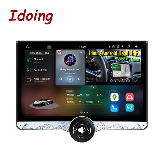 Idoing 11.5 inch Android 13 Qualcomm Chip Radio Head Unit For Subaru Toyota Nissan Hyundai Ford Volkswagen Mazda Kia Universal Car Radio