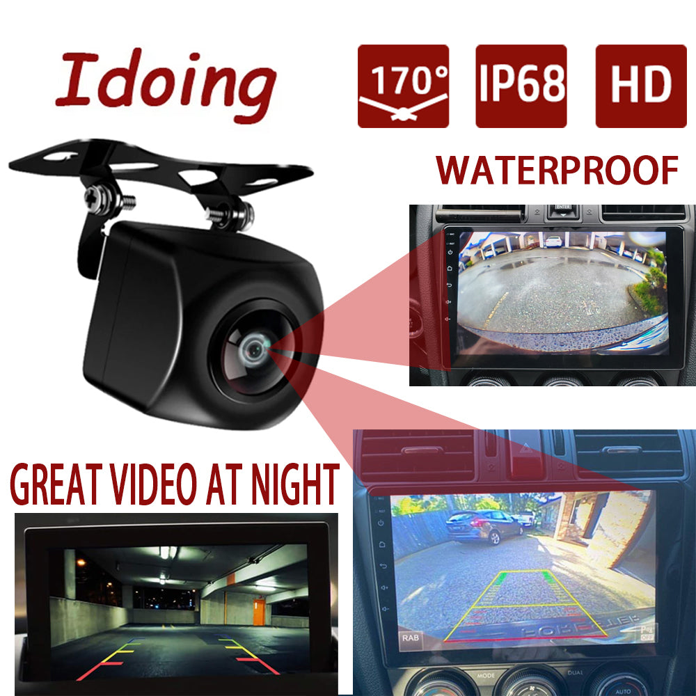 thumbnail interactive-video image 1 of Universal 170° Wide Angle Reversing Camera With Night Vision – Waterproof Wired Rear View Kit For Cars 1 of 6