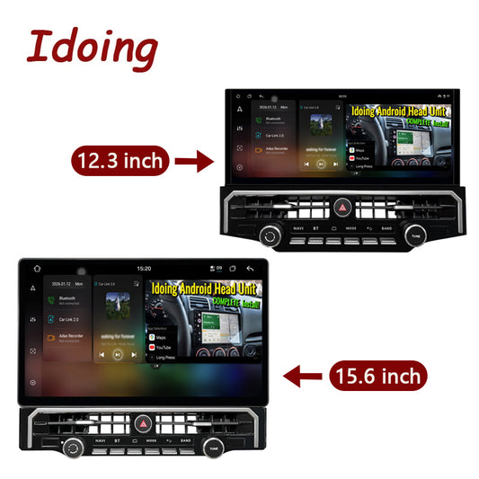 Idoing 12.3inch Android 13 Radio Head Unit 6GB+128GB For Toyota 4Runner 2010-2023