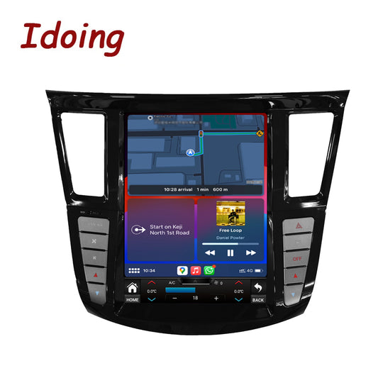 Idoing 12.1inch Android 13 Radio Head Unit 6GB+128GB For Infiniti QX60 JX35 2011-2019