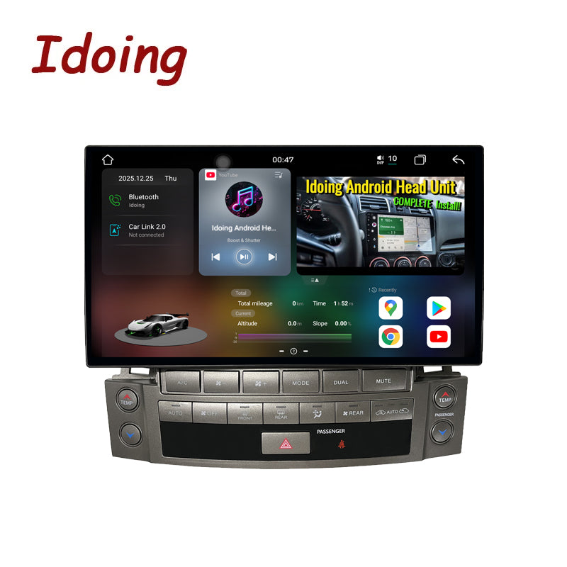 Idoing 13.3inch Android 13 Radio Head Unit For Lexus LX570 2007-2015