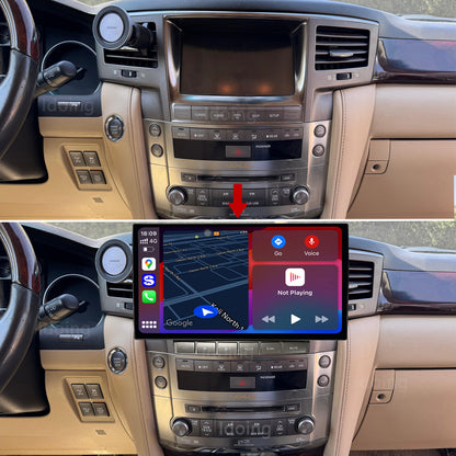 Idoing 13.3inch Android 13 Radio Head Unit For Lexus LX570 2007-2015