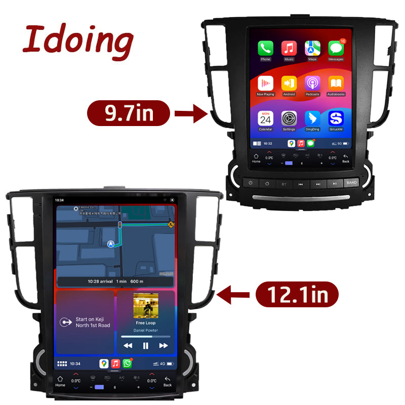 Idoing 12.1inch Android 13 Radio Head Unit For Acura TL 2004-2008