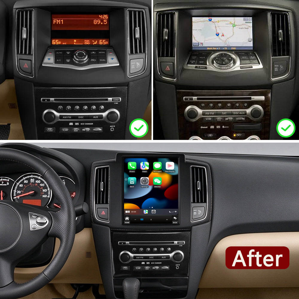 Idoing 10.4inch Android Radio Head Unit 4GB+64GB / 8GB+128GB For Nissan Maxima 2009-2014