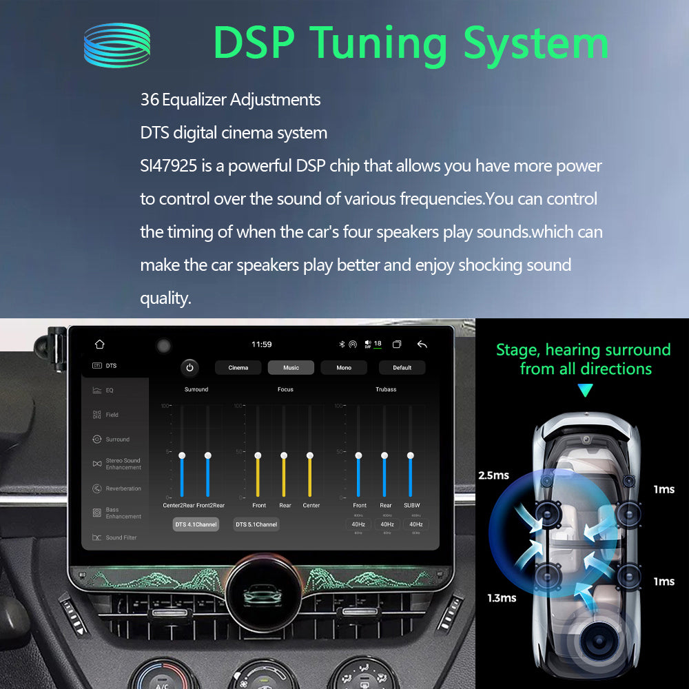 Idoing 11.5 inch Android 13 Radio Head Unit 6GB+128GB For Subaru Toyot