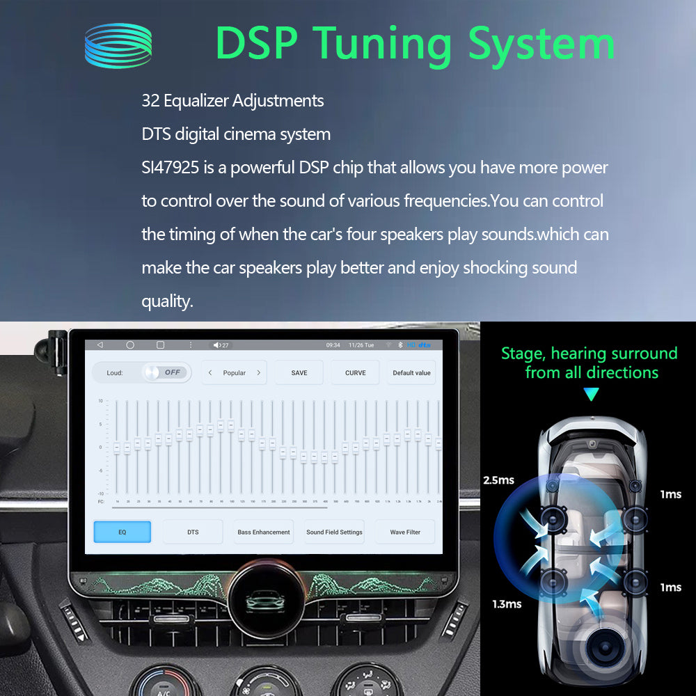 Idoing 11.5 inch Android 13 Qualcomm Chip Radio Head Unit For Subaru Toyota Nissan Hyundai Ford Volkswagen Mazda Kia Universal Car Radio