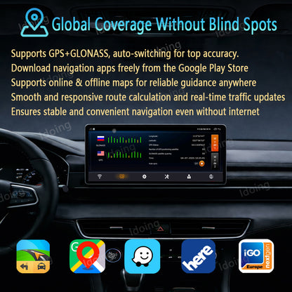 Idoing 10,2 Zoll Android 12 Radio-Haupteinheit für Toyota RAV 4 XA50 2019-2020