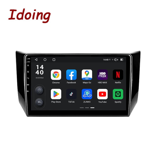 Idoing 9inch Android 13 Radio Head Unit Qualcomm Chip For Nissan Sentra B17 2012-2017