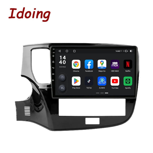Idoing 10.2inch Android 13 Radio Head Unit Qualcomm Chip For Mitsubishi Outlander 3 2018-2021
