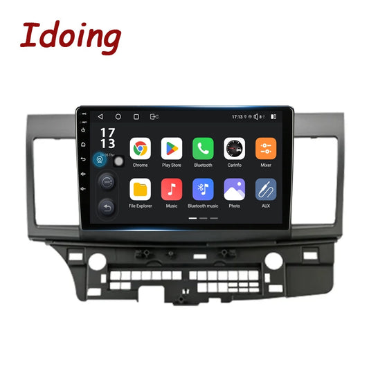 Idoing 10.2inch Android 13 Radio Head Unit Qualcomm Chip For Mitsubishi Lancer 2008-2016