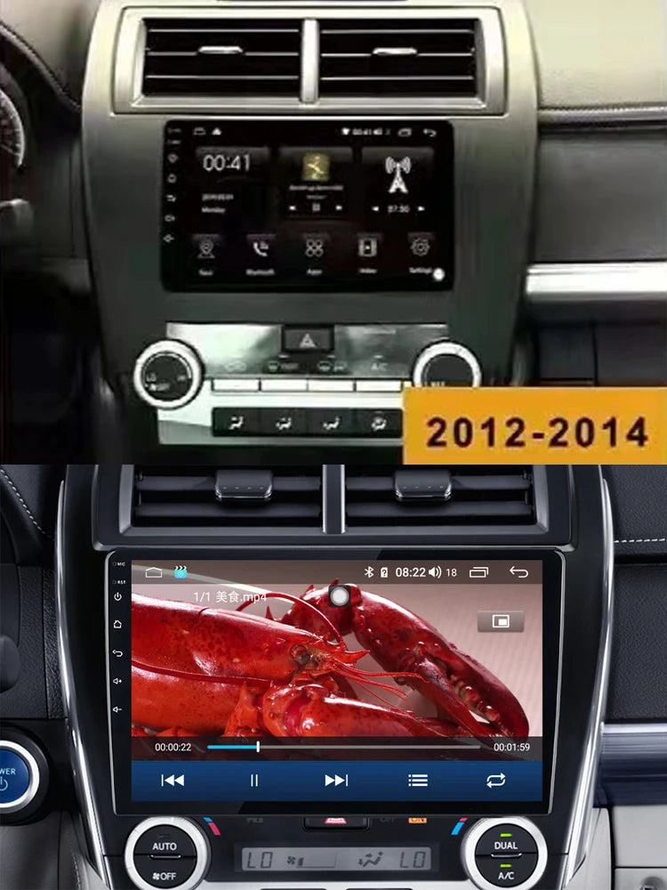 Idoing 10.2inch Android 13 Radio Head Unit Qualcomm Chip For Toyota Camry 7 XV 50 55 2012-2014 US EDITION