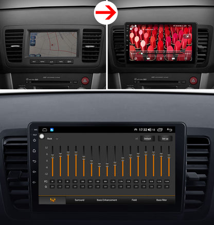 Idoing 9inch Android 13 Radio Head Unit Qualcomm Chip For Subaru Outback 3 Legacy 4 2003-2009