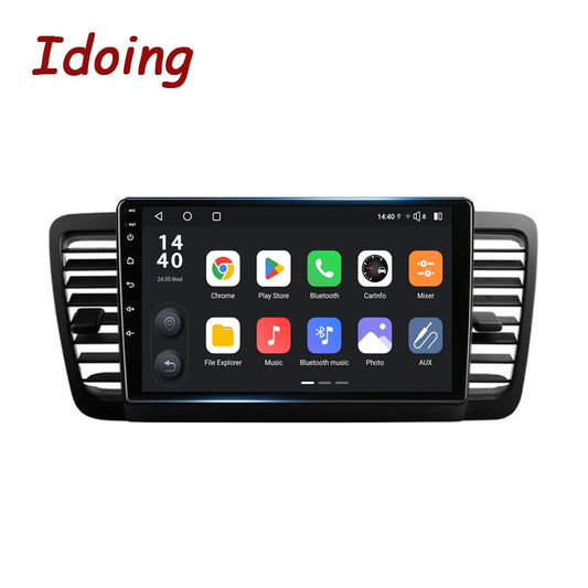 Idoing 9inch Android 13 Radio Head Unit Qualcomm Chip For Subaru Outback 3 Legacy 4 2003-2009