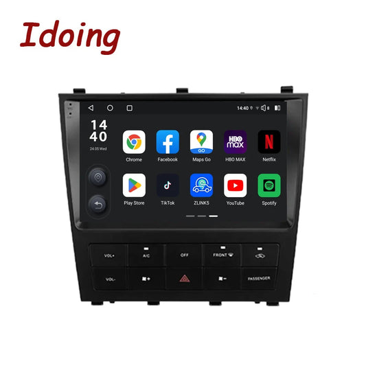 Idoing 9inch Android 13 Radio Head Unit Qualcomm Chip For Toyota Altezza 1998-2005 For Lexus IS200 1999-2005