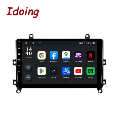 Idoing 9inch Android 13 Radio Head Unit Qualcomm Chip For Toyota Highlander 2019-2021
