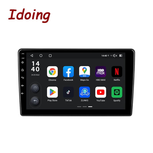 Idoing 9inch Android 13 Radio Head Unit Qualcomm Chip For Toyota Etios 2011-2021