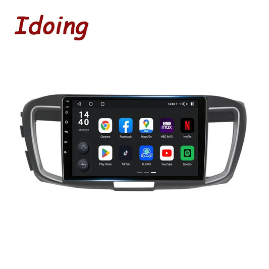 Idoing 10.2inch Android 13 Radio Head Unit Qualcomm Chip For Honda Accord 9 CR 2012-2018