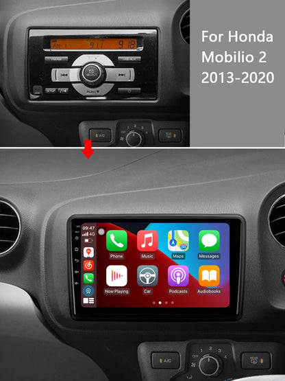 Idoing 9inch Android 13 Radio Head Unit Qualcomm Chip For Honda Mobilio 2 Amaze 2013-2020