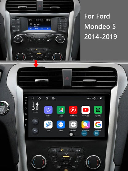 Idoing 9inch Android 13 Radio Head Unit Qualcomm Chip For Ford Mondeo 5 2014-2019