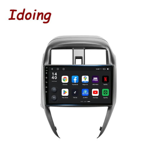 Idoing 10.2inch Android 13 Radio Head Unit Qualcomm Chip For Nissan Sunny 2014-2016