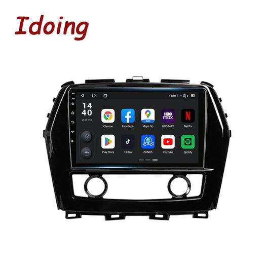 Idoing 9inch Android 13 Radio Head Unit Qualcomm Chip For Nissan Maxima A36 2015-2020