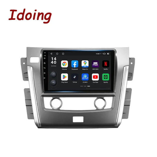 Idoing 10.2inch Android 13 Radio Head Unit Qualcomm Chip For Nissan Patrol 2010-2020 2023