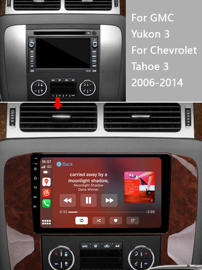 Idoing 10.2inch Android 12 Radio Head Unit For GMC Yukon3 GMT 900 For Chevrolet Tahoe 3 III GMT900 2006-2014