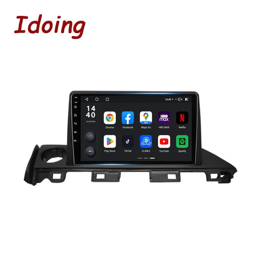 Idoing 9inch Android 13 Radio Head Unit Qualcomm Chip For Mazda 6 III 3 GJ GL 2015-2018
