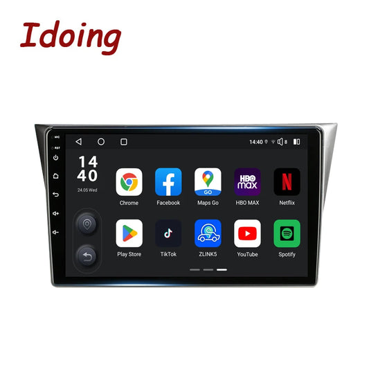 Idoing 9inch Android 13 Radio Head Unit Qualcomm Chip For Subaru Impreza GD GG  2002-2007