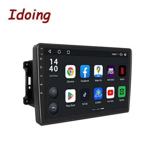 Idoing 10.2inch Android 13 Radio Head Unit Qualcomm Chip For Jeep Wrangler 3 JK 2010-2018