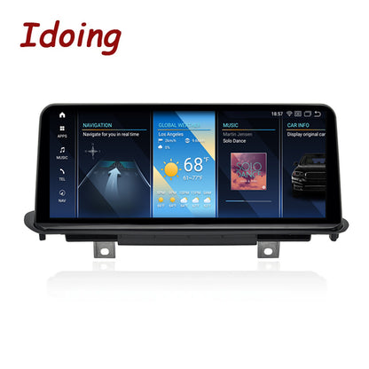 Idoing 12.3 inch Android 13 Qualcomm Chip Car Radio For BMW X5 F15 NBT 2014-2017 EVO 2017 2018 For BMW X6 F16 EVO 2017-2019