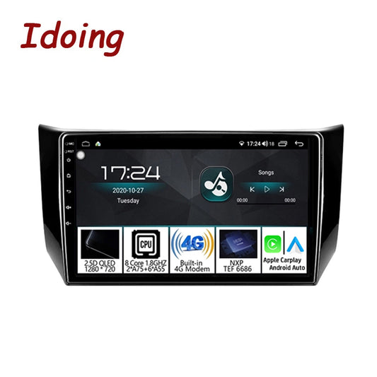 Idoing 10.2inch Android 12 Radio Head Unit For 2012-2017 Nissan Sentra Sylphy