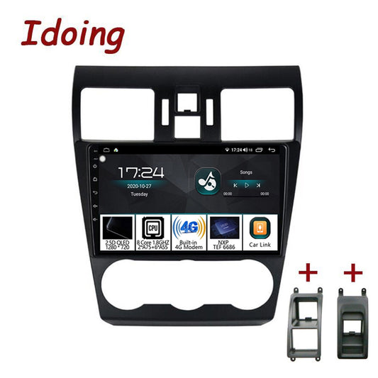 Idoing 9inch Android 12 Radio Head Unit For 2012-2015 Subaru WRX STI Forester Impreza 4 SJ XV