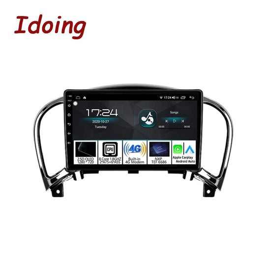 Idoing 9inch Android 12 Radio Head Unit For 2010-2014 Nissan Juke
