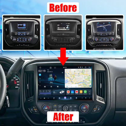 Idoing 13.1inch Android 14 Radio Head Unit For Chevrolet Silverado GMC Sierra 2014-2018