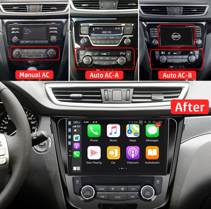 Idoing 10.2inch Android 12 Radio Head Unit For Nissan X-Trail Qashqai Rogue 2014-2022