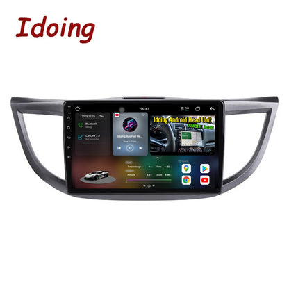 Idoing 10.2inch Android 14 Radio Head Unit For Honda CRV CR-V 4 RM RE 2011-2015